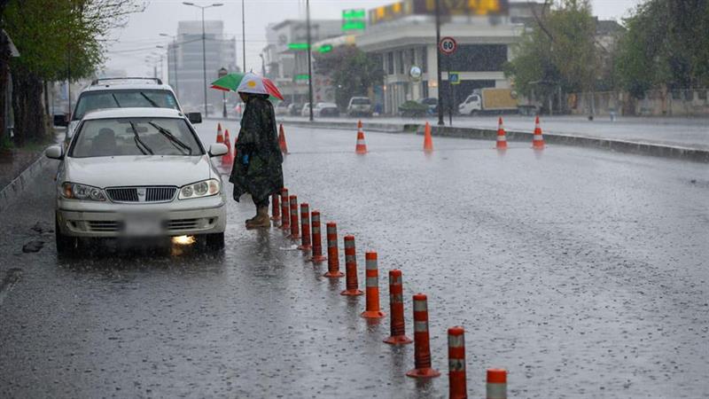بڕی بارانبارینی ٢٤ کاتژمێری رابردووی ناوچەکانی هەرێم