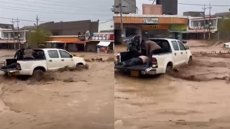 لە چەمچەماڵ دوو هاوڵاتی بەهۆی لافاوەوە گیانییان لەدەستدا