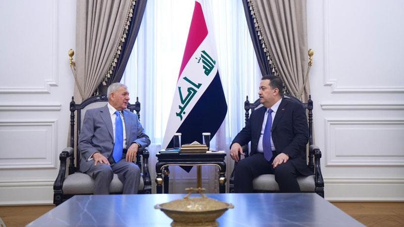 سودانی و لەتیف رەشید جەختییان لە گرنگی جێبەجێکردنی شایستە دەستوورییەکان کردەوە